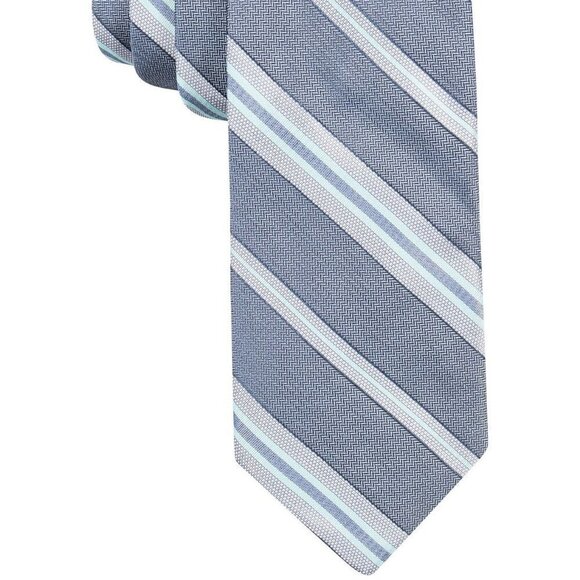 𝅺T23 Ryan Seacrest Imperial Stripe Slim Tie - Picture 1 of 1